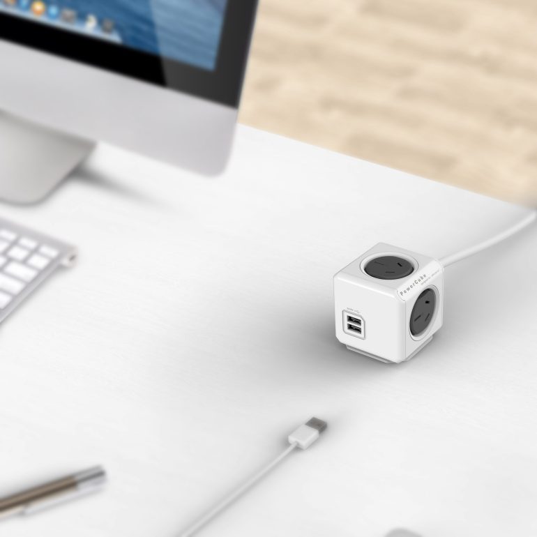 PowerCube Modular 4 Outlet & USB plug - Image 2