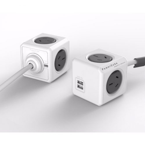 PowerCube Modular 4 Outlet & USB plug