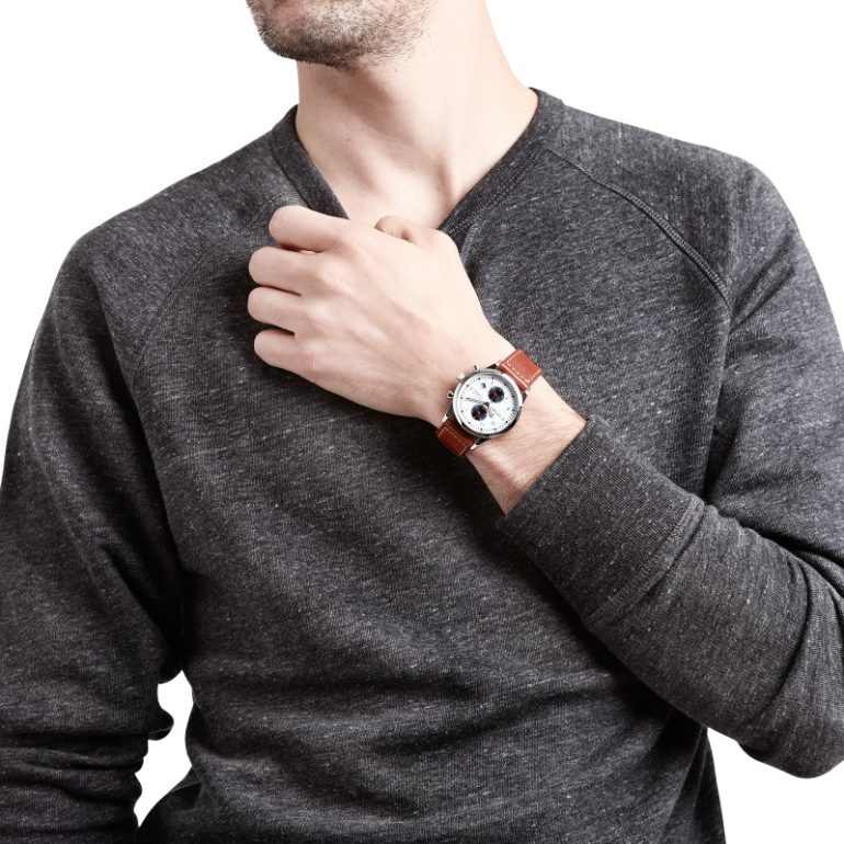 Triwa LCST113-CL010215|Duke Lansen Chronograph Brown Sewn Watch - Image 2