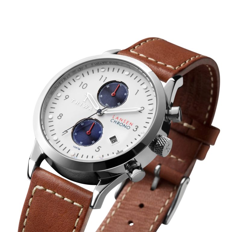 Triwa LCST113-CL010215|Duke Lansen Chronograph Brown Sewn Watch - Image 4