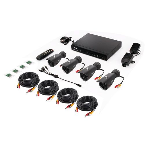ZOSI 8Channel 960H Video CCTV Security HDMI DVR 4x 960H 1000TVL Color Waterproof Outdoor Camera Surveillance System 1TB HD Hard Drive Support Mobile phone QR Code Scan Quick Access