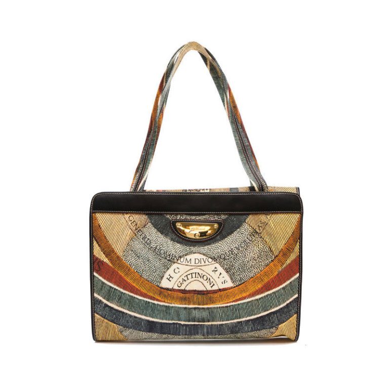 Double Handle Zip Bag by Gattinoni