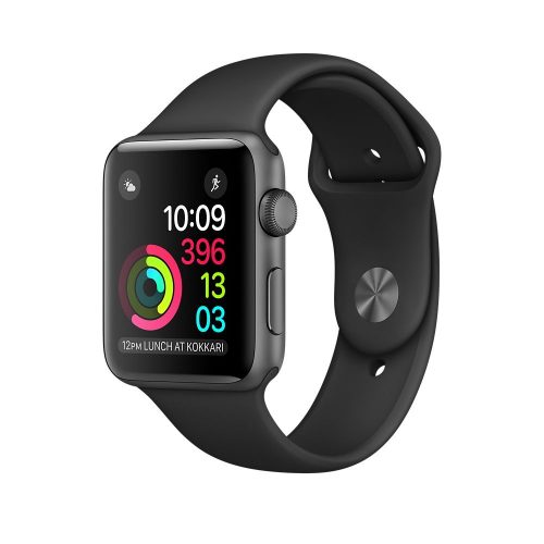 Apple Watch Series 1 42mm -Space Gray Aluminum Case with Black Sport Band -MP032