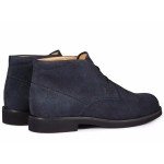 Tod's men's ankle boots in blue Suede leather - Mod. XXM0WP00D80RE0U805