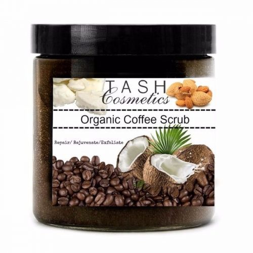 Natural-Organic Arabica Coffee Scrub with Organic Coconut and Shea