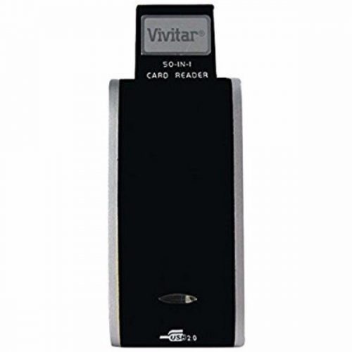 VIVITAR VIV-RW-5000-BLK 50-in-1 Card Reader (Black)