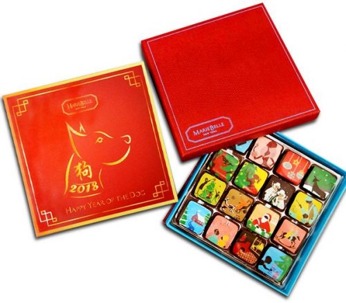 New Year’s Red 16-Piece Ganache Box