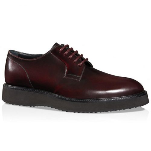 Hogan Route X H271 lace-ups in burgundy leather