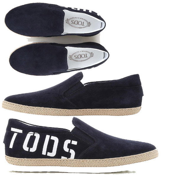 Mens Shoes Slip-on shoes Monk shoes Tods Tods Suede Oxford in Blue for Men 
