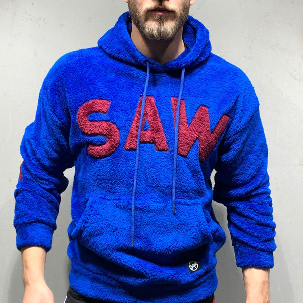 oversized plush sweatshirt