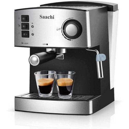 Saachi Coffee Maker, NL-COF-7055, Silver