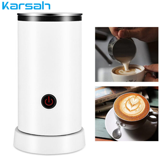 Electric Milk Frother Stainless Steel Machine Warmer 550W Hot & Cold
