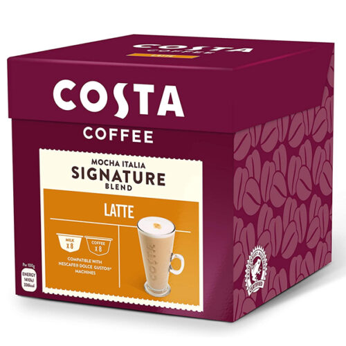 Costa Coffee Mocha Italia Signature Blend Latte Capsules