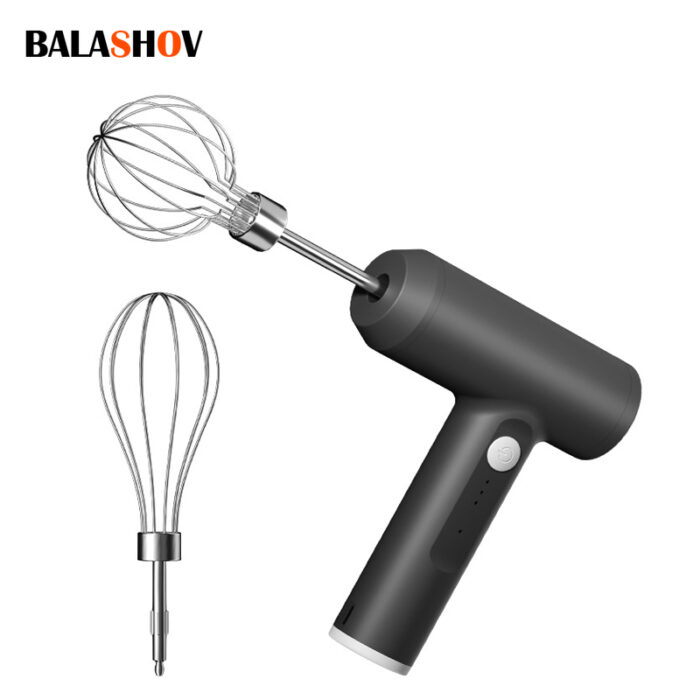 Electric Milk Frother 3Speed Adjustable Foam Maker Handheld Coffee Foamer Mixer 7Store