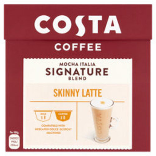 Costa Coffee Mocha Italia Signature Dolce Gusto Skinny Latte Pods