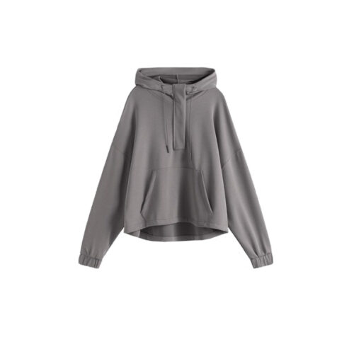 Women’s Hooded Grey Sweatshirt