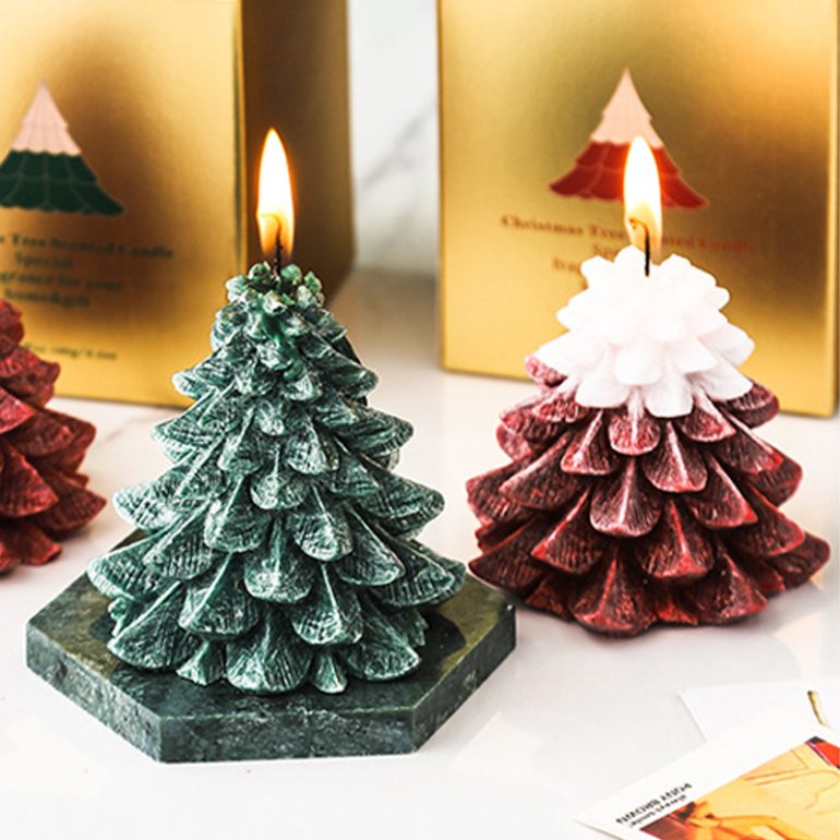 2021 Christmas tree scented candles