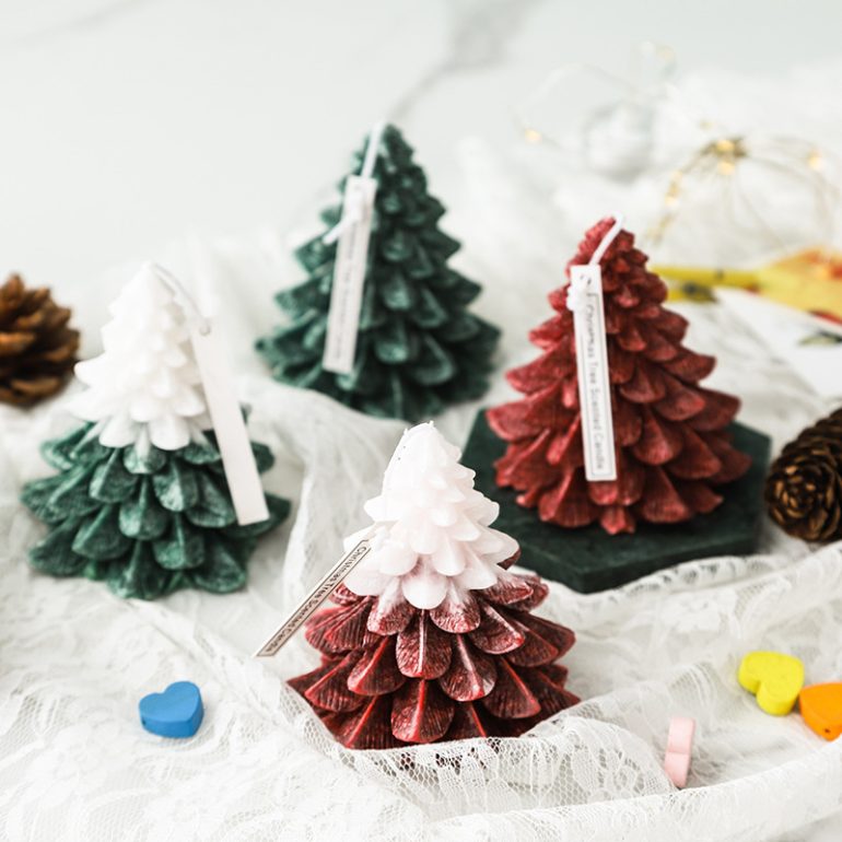 2021 Christmas tree scented candles - Image 3