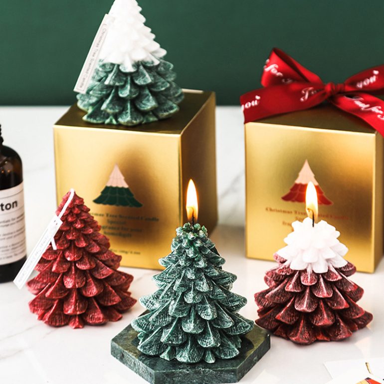 2021 Christmas tree scented candles - Image 2