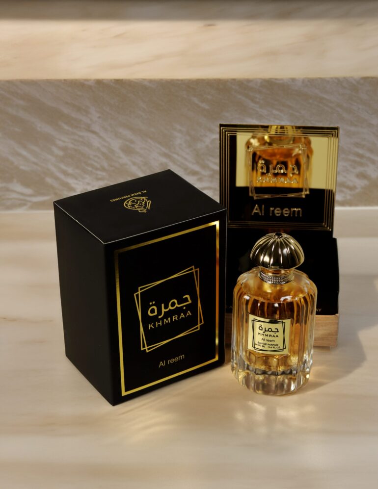 Khmraa by Al Reem Perfumes – 100ml / 3.4 fl.oz Unisex Eau de Parfum | Aromatic Spicy Oriental Fragrance
